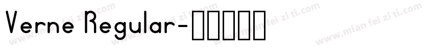 Verne Regular字体转换